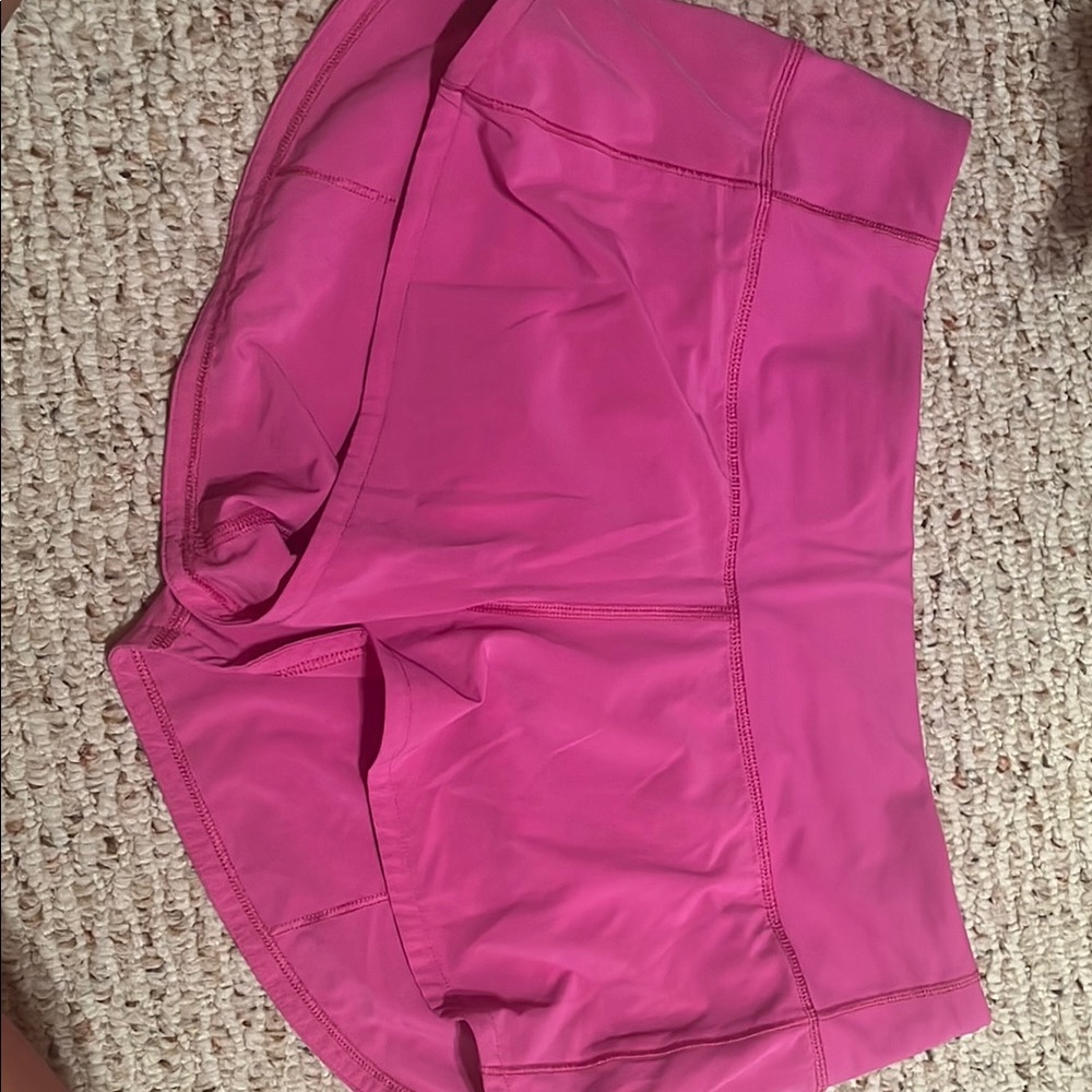 Lululemon sonic pink speed up 2.5 inch Athletic Shorts